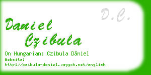 daniel czibula business card