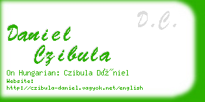 daniel czibula business card